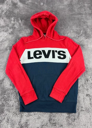 Sweat à Capuche Levi’s 100% coton Rouge, Blanc et Bleu Marine Taille S, brand: Levi's, condition: Very good, size: S, €12.00, €13.30 includes Buyer Protection Pro
