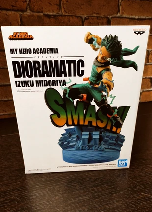 Midoriya Izuku "The Brush" Dioramatic – My Hero Academia, marca: Banpresto, estado: Novo com etiquetas, tamanho: Prematuro, até 44 cm, €55.00, €58.45 inclui Proteção do Comprador