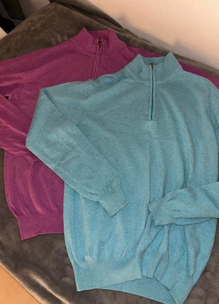 Pullover con cerniera cashmere, marque: Boutique Italiana, état: Neuf sans étiquette, taille: M / 38 / 10, 15,00 €, 16,45 € Protection acheteurs incluse