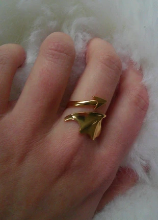 Jolie bague flèche de dragon 🌟 acier inoxydable ajustable réglable, brand: acier inoxydable, condition: Very good, size: Adjustable, €8.00, €9.10 includes Buyer Protection Pro
