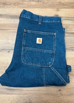 Jean/Cargo/Carhartt/Loose Fit/Taille L/Bleu foncé, marca: Carhartt, estado: Nuevo sin etiquetas, tamaño: L, 55,00 €, 58,45 € Protección al comprador Pro incluida