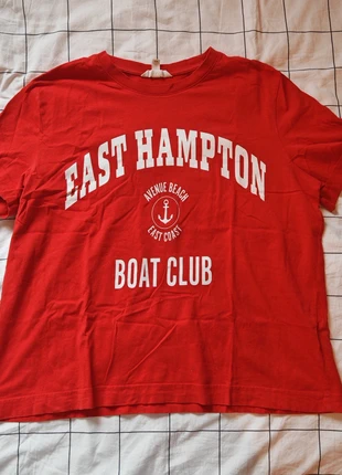 T-shirt oversize rouge, marque: H&M, état: Très bon état, taille: M / 38 / 10, 5,00 €, 5,95 € Protection acheteurs incluse