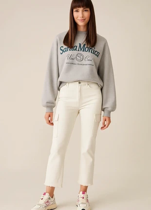 Jean cropped cargo, brand: Oraije, condition: Very good, size: S / 36 / 8, €20.00, €21.70 includes Buyer Protection