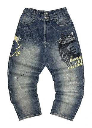 Jeans baggy DADA Supreme y2k a motif 34 XL hip-hop, marque: Dada Supreme, état: Très bon état, taille: XL, 39,00 €, 41,65 € Protection acheteurs (Pro) incluse