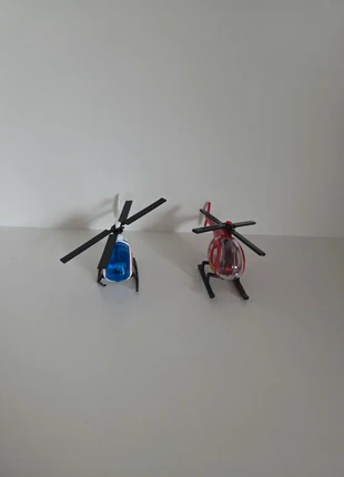 🚁 Lot de 2 Hélicoptères Jouets (Police et Pompier) - Bon État, marque: sans marque, état: Bon état, taille: Taille unique, 2,00 €, 2,80 € Protection acheteurs incluse