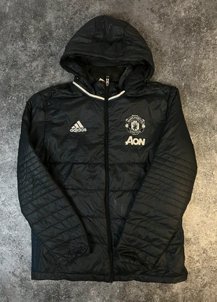 Veste doudoune a capuche Adidas Manchester United Football club L Noir homme logo floqué, brand: adidas, condition: Good, size: L, €17.50, €19.08 includes Buyer Protection Pro