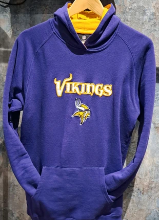 Vikings hoodie fully embroidered, brand: NFL, condition: Very good, size: M, £20.00, £21.70 includes Buyer Protection