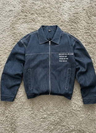 Veste en Jean Marine « Who Where What » y2k Style | Taille M, brand: y2k, condition: New without tags, size: M, €64.99, €68.94 includes Buyer Protection