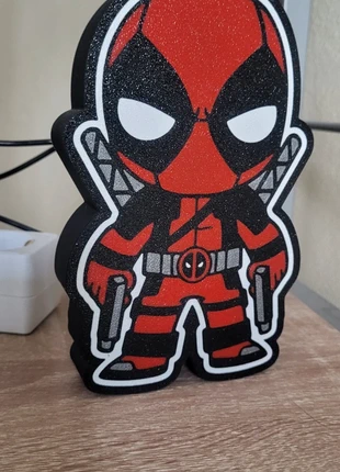 Deadpool lightbox led rgb, marca: Deadpool, estado: Novo sem etiquetas, €10.00, €11.20 inclui Proteção do Comprador