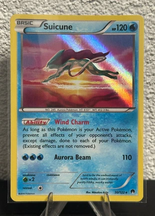 Suicune (BKP 30)  van de set BREAKpoint, merk: Pokémon, staat: Nieuw zonder prijskaartje, € 9,00, € 10,15 inclusief Kopersbescherming