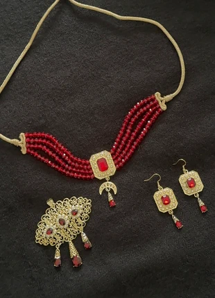 Ensemble bijoux Parure marocain idéal pour caftan jamais utilisé, zustand: Sehr gut, 25,00 €, 26,95 € inklusive Vinted-Käuferschutz