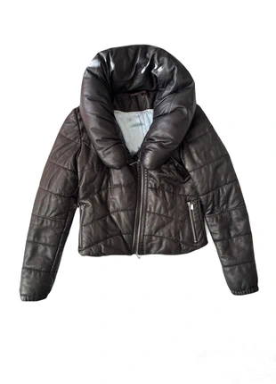 Opium Vintage Leather Jacket - Avantgarde, merk: Opium, staat: Nieuw zonder prijskaartje, maat: S / 36 / 8, € 50,00, € 53,20 inclusief Kopersbescherming