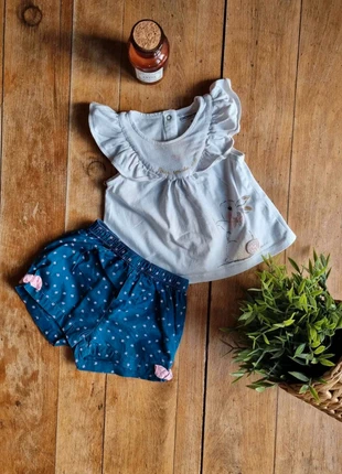 Ensemble t-shirt et short - Eté - 6 mois fille - Orchestra / In Extenso - Bleu - Rose, marke: Orchestra, zustand: Sehr gut, größe: 3-6 Monate / 62, 4,50 €, 5,43 € inklusive Vinted-Käuferschutz