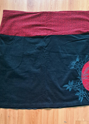 Falda de micropana talla XXL (46-48), marque: Coline, état: Très bon état, taille: 4XL / 48 / 20, 5,00 €, 5,95 € Protection acheteurs incluse