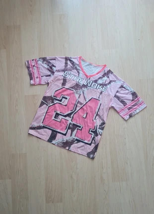 T-shirt maillot rose Y2K à graphiques3D | Unisexe Vintage Sport Streetwear Tendance, brand: y2k, condition: New without tags, size: M, €18.10, €19.71 includes Buyer Protection
