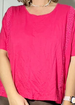 T shirt femme rose en coton taille 46 ou 48 / BPC, marque: bpc bonprix collection, état: Très bon état, taille: 4XL / 48 / 20, 6,00 €, 7,00 € Protection acheteurs (Pro) incluse