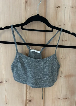 American Vintage Women’s Sports Bra Bralette Top Grey Melange Size M Cotton/Viscose, brand: American Vintage, condition: Very good, size: M, £10.00, £11.20 includes Buyer Protection