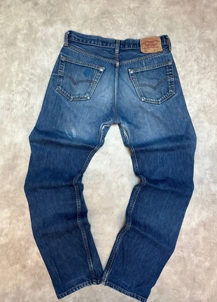 Pantalon / jeans Levi s 501 Bleu marine vintage usée  taille w33 l34, brand: Levi's, condizioni: Ottime, taglia: IT 42 | W33, €30.00, €32.20 include la Protezione acquisti Pro