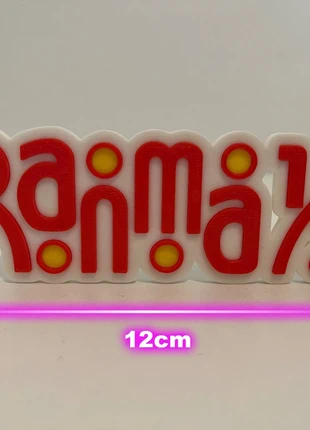 Logo Ranma 1/2 - Impression 3D, marca: Impression, estado: Muito bom, tamanho: Tamanho único, €10.00, €11.20 inclui Proteção do Comprador Pro