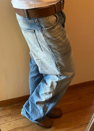 jean baggy pant large oversize bleu bleu clair délavé vintage dressing y2k denim fashion rétro, brand: Vintage Dressing, condition: Very good, size: W30, €39.90, €42.60 includes Buyer Protection