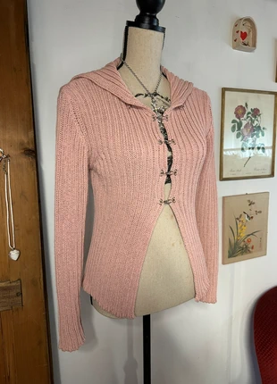 Magnifique gilet rose à agraphes vintage années 2000 y2k knit, marke: y2k, zustand: Sehr gut, größe: M / 38 / 10, 17,00 €, 18,55 € beinhaltet Vinted-Käuferschutz Pro