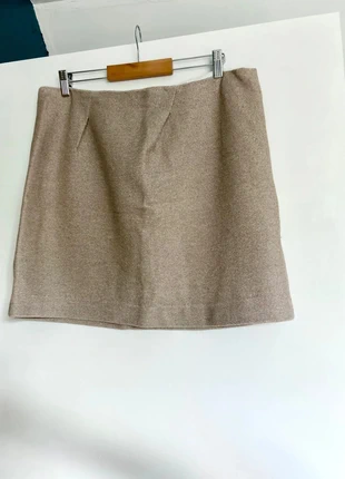 Jupe mini Promod en laine bouillie - taille 40, merk: Promod, staat: Heel goed, maat: L / 40 / 12, € 1,00, € 1,75 inclusief Kopersbescherming