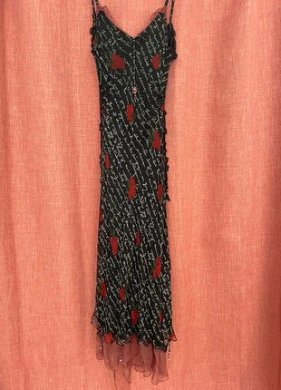 Schwarzes Midikleid, brand: Vintage Dressing, condizioni: Discrete, taglia: XS / IT 38 / EU 34, €8.00, €9.10 include la Protezione acquisti