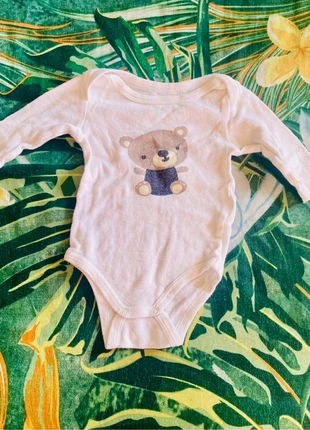 Bodie blanc avec nounours 1 mois, brand: sans marque, condition: Very good, size: 1-3 months / 56 cm, €1.00, €1.75 includes Buyer Protection