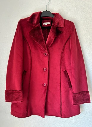 Manteau long en fourrure rouge ou rouge bordeaux Eclix New Génération, marca: Eclix, estado: Nuevo sin etiquetas, tamaño: M / 38 / 10, 25,00 €, 26,95 € Protección al comprador incluida