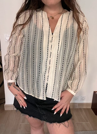 blouse manches longues mi saison sublime zara, marque: Zara, état: Très bon état, taille: M / 38 / 10, 12,00 €, 13,30 € Protection acheteurs (Pro) incluse