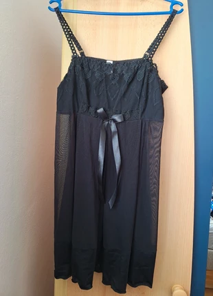 Schwarzes verführerisches Nachthemd, merk: Lupoline, staat: Heel goed, € 8,00, € 9,10 inclusief Kopersbescherming