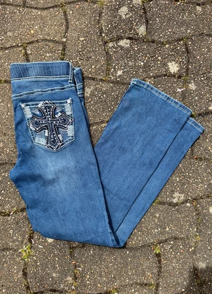 Jeans Bleu Vintage Hip-Hop Y2K Taille 40, marca: Vintage Dressing, estado: Muito bom, tamanho: L / 40 / 12, €16.00, €17.50 inclui Proteção do Comprador