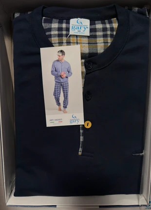 Pigiama uomo caldo cotone piyama homme pajamas man boy heren pyjama Herrenpyjamas Warmer Herren, marke: Gary, zustand: Neu, mit Etikett, größe: L, 35,00 €, 37,45 € inklusive Vinted-Käuferschutz