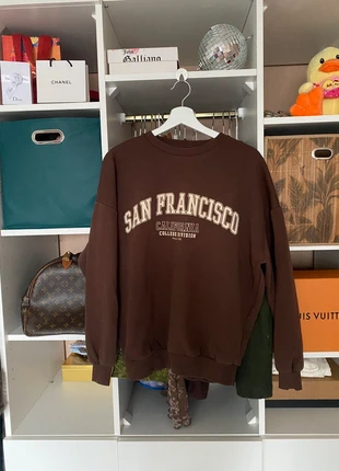 Brown jumper San Fransisco, brand: Vintage Dressing, condition: Good, size: M / 38 / 10, €6.00, €7.00 includes Buyer Protection