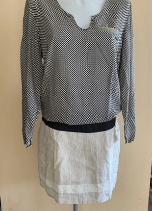 Robe écru miss captain en lin et coton Taille:40, marque: Miss Captain, état: Neuf avec étiquette, taille: L / 40 / 12, 12,00 €, 13,30 € Protection acheteurs incluse