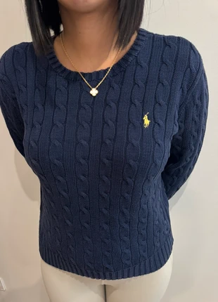 Pull sweat hoodie cable knit ralpj lauren, brand: Ralph Lauren, condizioni: Ottime, taglia: M / IT 42 / EU 38, €55.00, €58.45 include la Protezione acquisti Pro