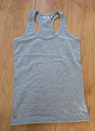 Grijze haltertop van Fairy, maat S, merk: Fairy, staat: Nieuw zonder prijskaartje, maat: S / 36 / 8, € 1,00, € 1,75 inclusief Kopersbescherming