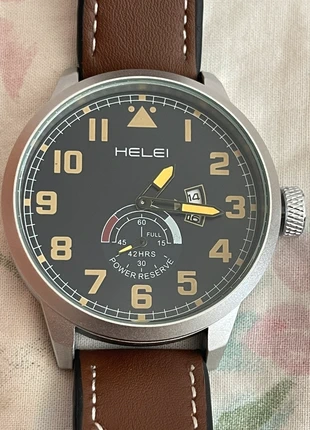 Reloj HELEI deportivo hombre marrón/azul, marque: HELEI, état: Neuf sans étiquette, taille: 47 mm et plus, 19,00 €, 20,65 € Protection acheteurs incluse