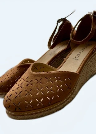 Escarpins compensés espadrilles à brides chevilles, brand: Esmara, condizioni: Ottime, taglia: 38, €10.00, €11.20 include la Protezione acquisti