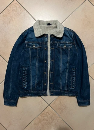 Giacca di jeans con interno in sherpa, brand: Denim, condizioni: Ottime, taglia: L, €18.00, €19.60 include la Protezione acquisti