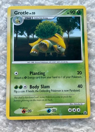 Grotle 2008 #37 Pokémon Majectic dawn, marque: Pokémon, état: Satisfaisant, 1,00 €, 1,75 € Protection acheteurs incluse