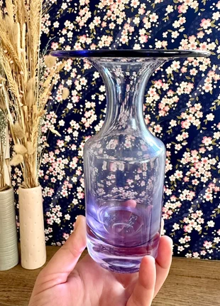 Vase en verre violet et bleu Tapio Wirkkala 3539, brand: Tapio Wirkkala, condition: Very good, €145.00, €152.95 includes Buyer Protection