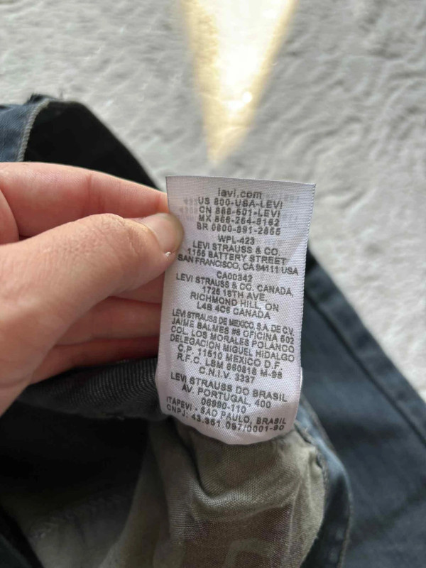 Jean homme levi’s 514 straight - droit bleu marine gris style délavé taille W30 M/40 L30 Y2K 2000s - photo numéro 10
