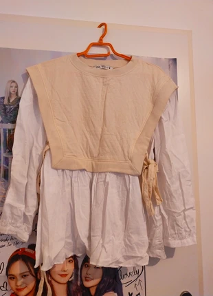 veste pull Zara 2 en 1, brand: Zara, condition: Very good, size: M / 38 / 10, €6.00, €7.00 includes Buyer Protection