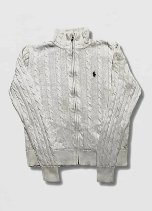Pull torsadé Ralph Lauren full zip col long pour femme taille M, marke: Ralph Lauren, zustand: Sehr gut, größe: M / 38 / 10, 48,74 €, 51,88 € inklusive Vinted-Käuferschutz
