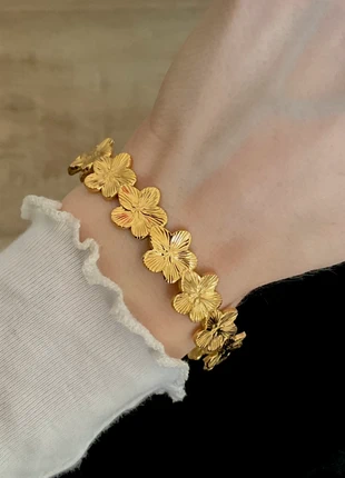 Jonc fleurs dorés, marque: ZAG, état: Très bon état, 15,00 €, 16,45 € Protection acheteurs (Pro) incluse