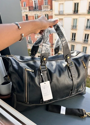 Sac de voyage mixte noir jamais utilisé cuir synthétique PU, staat: Heel goed, € 29,00, € 31,15 inclusief Kopersbescherming