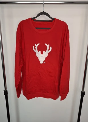 Rode kersttrui met rendier| Maat L | Casual & Trendy, estado: Novo sem etiquetas, tamanho: L, €7.00, €8.05 inclui Proteção do Comprador