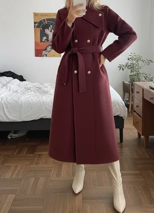 manteau long rouge femme élégant taille M, marque: zinea, état: Très bon état, taille: M / 38 / 10, 67,90 €, 72,00 € Protection acheteurs incluse