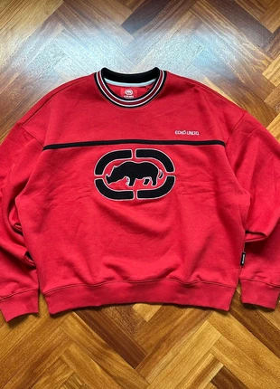 Sudadera Oversize Boxy Fit Sold Out Colaboración Eckō Unltd. X Bershka Talla L Rojo, brand: ECKO UNLTD., condizioni: Nuovo con cartellino, taglia: L, €45.00, €47.95 include la Protezione acquisti